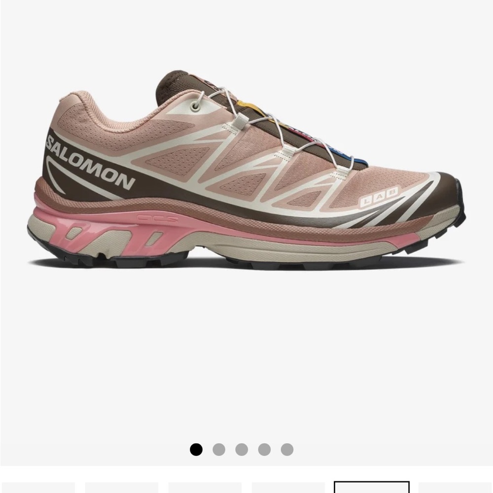 Salomon XT-6 Women's Pink and Brown Trail Running Shoes
